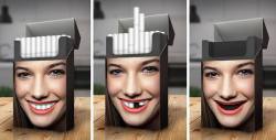 fallord: sixpenceee:   “Tobacco teeth: I created this ad campaign