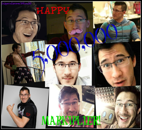 luspeculiarone:  HAPPY 5 MILLION MARKIMOO! WE ALL LOVE YOU MARK!!!