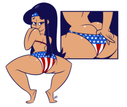 eternalshotacentral: 4th of July 2017: Blue Moon COMMISSIONED