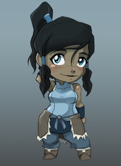 A SD Thank You Korra by will-Ruzicka  omg have some adorable