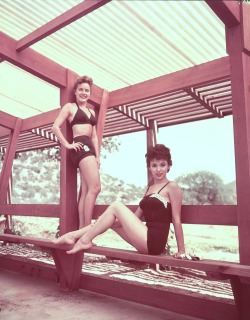Terry Moore and Rita Moreno