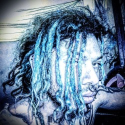 #dreadstylesformen #dready #dreadlockstyles    #dyedhair #bluehair