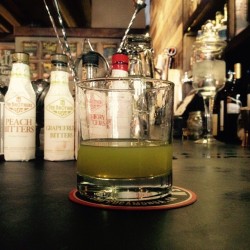 Absinthe cocktail #RedlandsCa made by my one of my favorite servers