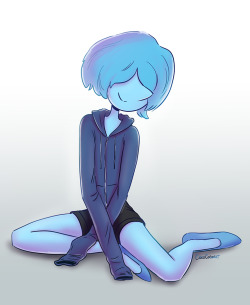 Here’s a cute little blue pearl requested by my friend @awesomez395