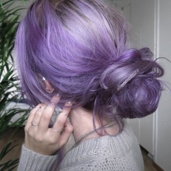 aliencreaturex:  ▫️Purple &amp; Silver▫️  My next hair color guys