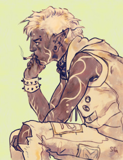 maddsaa:Some self-indulgent Punk!Fenris