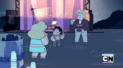 Steven doesn’t seem to know how to react after Sadie’s outburst