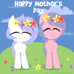 ask-frigiddrift:  Happy Mother’s Day!  OMG CUTE ANIMATION <3