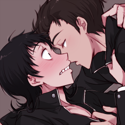 sexuallyfrustratedshark:   M: “Ishigaki…?” I: “-kun.”