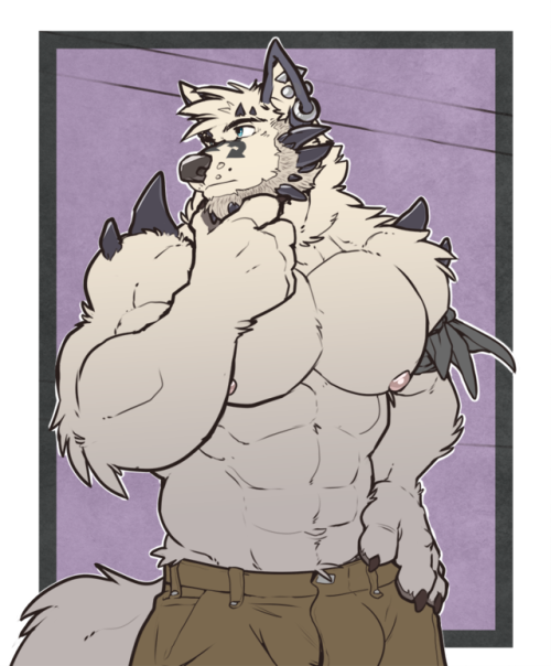 grimfaust:Stoic wuffo in rare form~