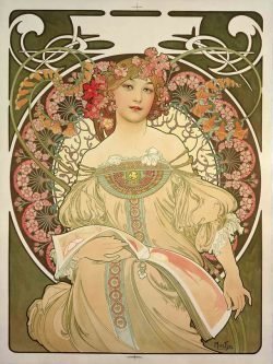 artist-mucha:  Champagne Printer Publisher, 1897, Alphonse MuchaSize: 72.7x55.2 cmMedium: lithography