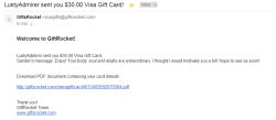 kitty-mcpherson:  pretty lame phishing attempt “giftsrocket.com”