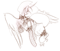 Stream freebie for Huebris >w< Celestia in some frilly