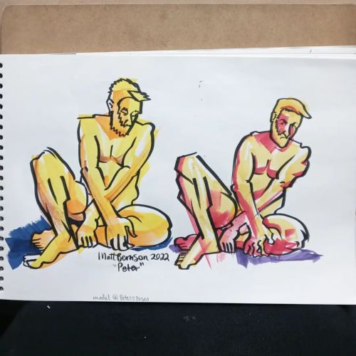 Did a zoom life drawing marathon the other day, Beyond Form,