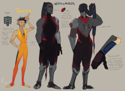 deadwooddross:  Tada! Redesigns stuff! Btw..Tracer still wears