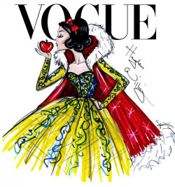 life-on-your-death-bed:  Disney Princess Vogue by Hayden Williams