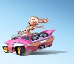 wavebuster:  Pink Gold Peach in Mario Kart 8, only for Wii U