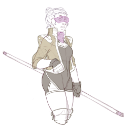 red-valentine: Had a go at redesigning the protag for the Pandoras