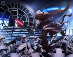 assassinscreedart:  Star Wars , Assassin’s Creed crossover