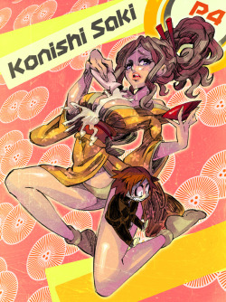 rafchu:  As requested, Saki Konishi from Persona 4 ! The girl