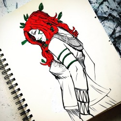 a1courier:  My old hippie Poison Ivy picture picked up steam