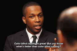 flawlyssa:  Leslie Odom Jr. discusses diversity at The Hollywood