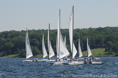 C scow racing on Chautauqua Lake