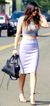 aarunpaul-arch:  Kylie Jenner | crop top + skirt 