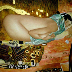 ledaandtheswanart:  Gustav Klimt: Leda and the swan 