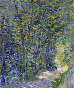 dappledwithshadow: Path in the Woods, Vincent van Gogh 1887 