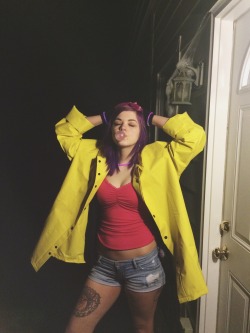princesspouty:  good thing i found this giant rain coat at good