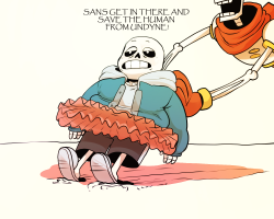 themcnobody:  Papyrus went to get back up, but back up failed