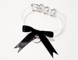 prince–galaxy:  Clear Dolly Choker(Use princegalaxy for
