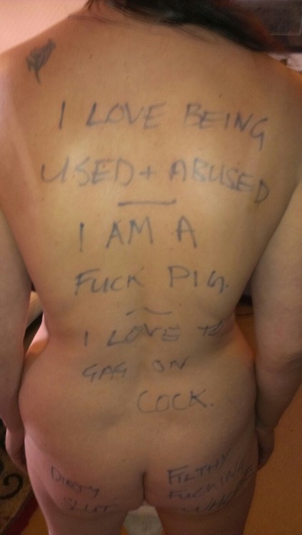 gsandmc:   Master getting his whore ready for shopping Pt 5  “I Love Being Abused. I am a Fuck Pig. I Love to Gag on Cock. Dirty Slut. Filthy Fucking Whore.”
