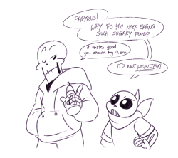 min-play:  What if UnderSwap Sans gets really really bad sugar