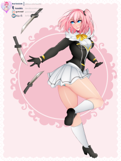 Finished Sylvi commission from Closers for SaprwinHi-Res   all