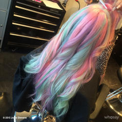 josiestevens:  New hair #mylittlepony :) thanks @sirenssalon