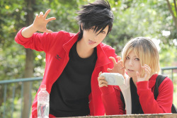 akanescarlettcosplay:  Haikyuu!!: Tetsuro Kuroo & Kenma Kozume