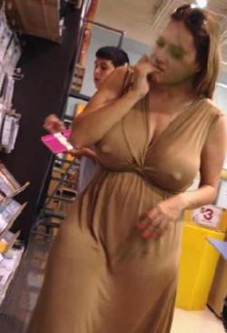 lactolicious:  I snapped this.  This chic’s big tits have