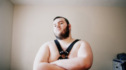 beardedbatman:  Oh look. Here are some pictures of me in my harness