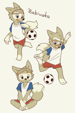 s1120411: The mascot of the 2018 World Cup is so cute:) c: