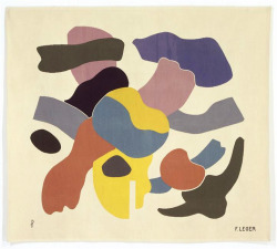 adapto:    Fernand Leger     The shapes on white background 