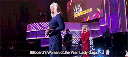 thattboyisamonster:  Cynthia Germanotta, Lady Gaga’s mom, presenting