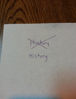 kikisreposervice:  awesomephilia:  Did he just rewrite history?