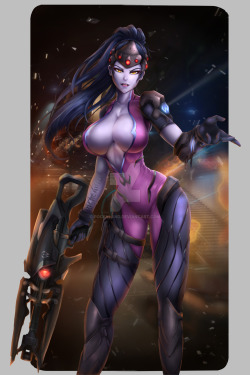 overwatch-arts:    widowmaker overwatchby pockyland  