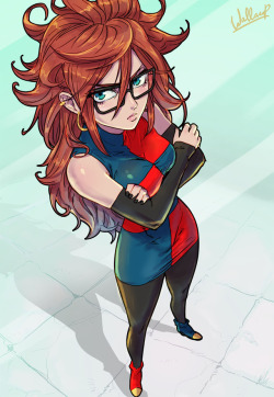 h-wallacepires:Android 21 - Dragon Ball Fighters Z  If you interested