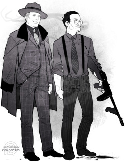 ~Support me on Patreon~A patron requested Gangster!Hannigram