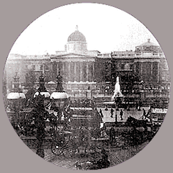  Ten surviving frames of Trafalgar Square, filmed by Wordsworth