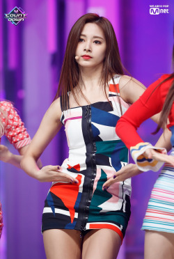 korean-dreams-girls:Tzuyu (Twice) - M!Countdown Pics  