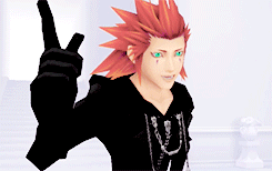cutiepiexion:  list of favourite characters: Axel - Kingdom Hearts“You